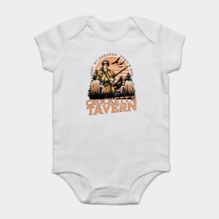 Crockett's Tavern Fort Wilderness Trail's End Orlando Lodge and Resort Distressed Look Baby Bodysuit